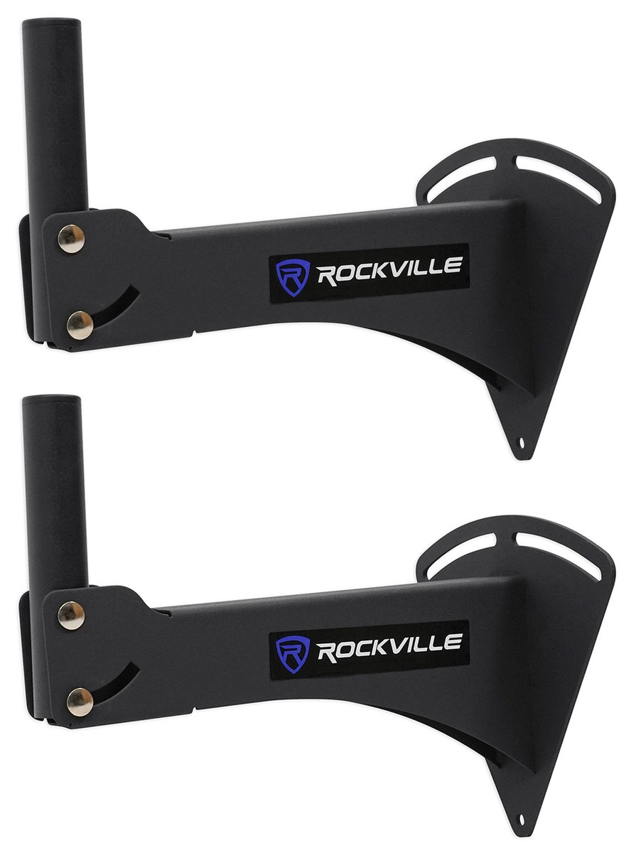 Pair Rockville Adjustable PA Wall Mount Brackets for JBL EON612