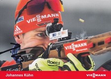 Autogrammkarte Johannes K&uuml;hn - Biathlon - Deutschland