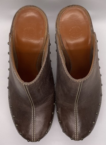 High heel Slip on Clog Shoe Mule 