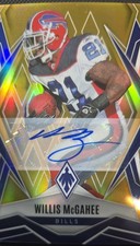 2025 Panini Phoenix Football Willis McGhee #64 Autograph Gold /10