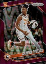 2025 Panini Prizm Saniya Rivers #131 Purple raywave (RC) /175