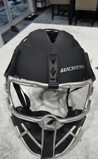Worth LGTPH Legit Slowpitch Softball Pitchers Helmet Mask, Black WLGTPH-B
