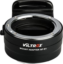 Viltrox NF-E1 Lens Mount Adapter - Nikon F to Sony E Mount - UK Seller - New!