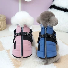 Reflective Dog Vest with D-Ring Large Pet Dog Jacket With Harness DIY Soft ☾