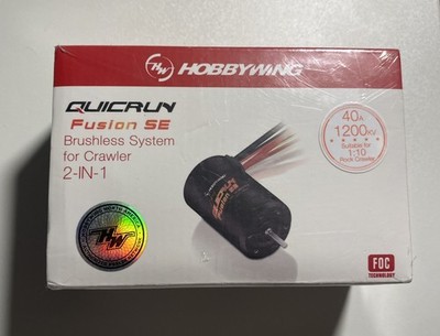 HOBBYWING QUICRUN Fusion SE FOC 2in1  Brushless system for crawler 40a 1200kv 