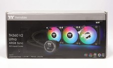 Thermaltake TH360 V2 Ultra ARGB 360mm AIO Liquid CPU Cooler 2.1" LCD Black