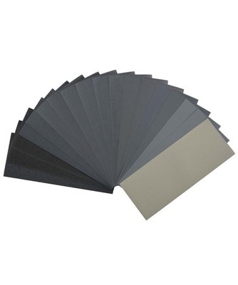 All-in-One 18 Pack Sandpaper - Wet Dry Assorted Grits for Automotive & Furniture