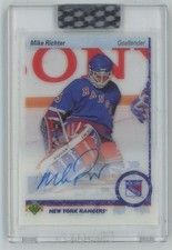 2020-21 Upper Deck Clear Cut Hockey Rookie Tribute Auto Mike Richter Auto #RT-MR