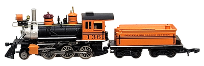 Z Marklin 88035 2-6-0 D&RGW Locomotive 5-pole #136 & Tender