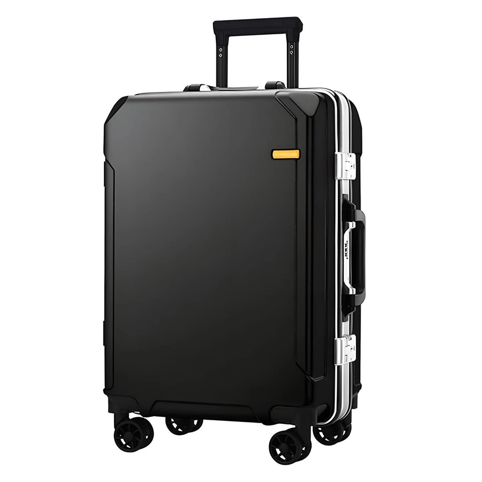 Hand Luggage ABS+PC Double TSA locks 26/20in Aluminum frame Hard Shell Suitcase - Image 3 of 4