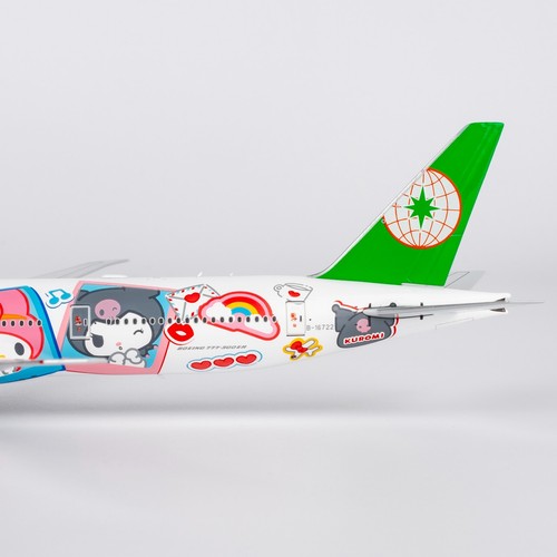 NG Modelo 1:400 Eva Airways Boeing B777-300ER Diecast Aircraft Jet Modelo B-16722 - Imagen 9 de 15