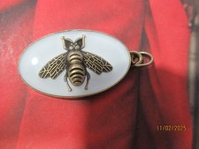 GUCCI ZIP PULL   CHARM  1.25 INCH  WHITE BRONZE tone,  METAL , SO PRETTY