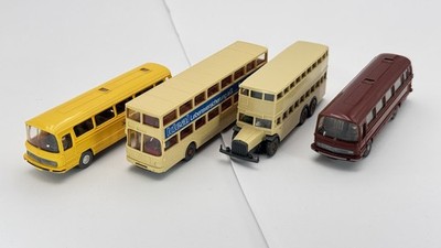 Wiking H0 Bus DB Ideal MAN Doppeldecker Post ohne OVP KONVOLUT -BERN-