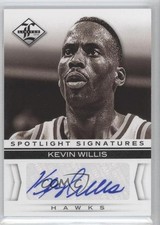 2012-13 Limited Spotlight Signatures 78/99 Kevin Willis #38 Auto 9az