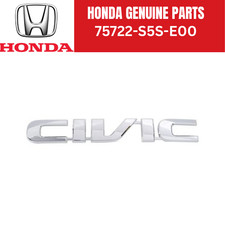 Honda Civic Genuine Rear Emblem Badge 75722-s5s-e00 Ep3 Type R Jdm New Parts Oem Honda Civic Genuine Rear Emblem Badge 75722-s5s-e00 Ep3 Type R Jdm New Parts Oem