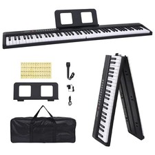 Klavier Elektrisches Keyboard mit Notenständer Kinder Klaviertastatur vidaXL