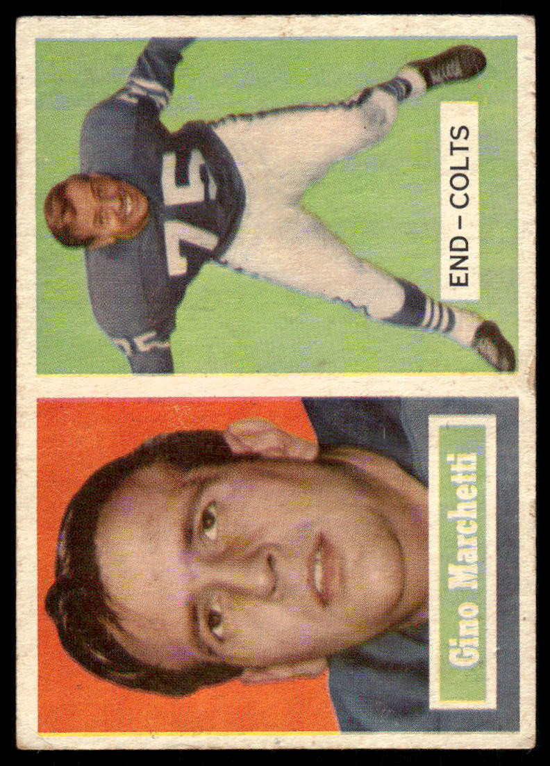 1957 Topps #5 Gino Marchetti Baltimore Colts Very Good 45785