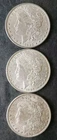 1885, 1889, and 1904 O $1 Morgan Silver Dollars