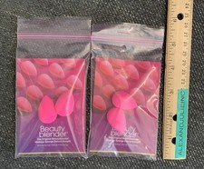 Set of 4 Beauty Blender MINI pink Makeup Sponge NEW Deluxe Sample 1 inch size