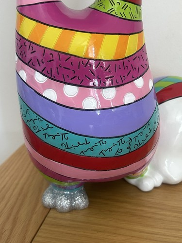 Britto Alice in Wonderland - Large Cheshire Cat Figurine Disney # 6001009 - Picture 6 of 17