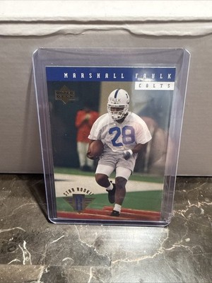 MARSHALL FAULK 1994 Upper Deck UD Football ROOKIE #7 Mint Grade Worthy!