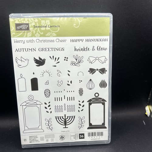NEU Stampin’ Up! Saisonale Laterne Photopolymer Stempelset & Laternenbauer Stanzformen - Bild 1 von 2