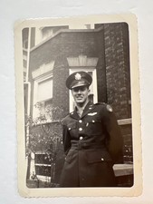 VTG World War II Photo Handsome Male Soldier Army Air Force, Military