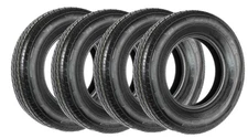 4-Pk ST205/75R15 DEEP TREAD Steel Belted Radial Trailer Tire LRC 1820 Lbs.