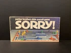 Vintage Classic Board Game Sorry Parker Brothers Slide Pursuit 1972 Complete