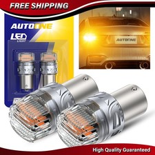Auxito 1156 Led Turn Signal Light Bulbs Amber Yellow Anti Hyper Flash Canbus
