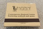 Rainbow Lodge Restaurant Houston, Texas. Vintage Matchbook Unused. Buffalo Bayou — photo 2