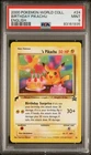 PSA 9 Birthday Pikachu WOTC - 24 - Pokemon World Collection - Pokemon Card