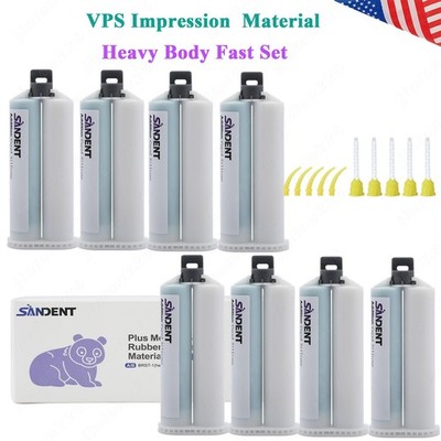 HEAVY BODY FAST SET VPS PVS Dental Impression Material FAST Set 50ML Cartridges