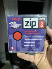 Iomega Zip 100 Disk Formatted for IBM Compatibles Unused Open Pkg.