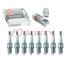 8 pcs NGK V-Power Spark Plugs for 2005-2009 Toyota Sequoia 4.7L V8 - Engine eq