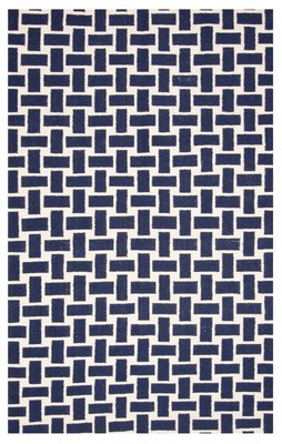 Vintage Hand Woven Kilim Rug 5'1'' x 8'1'' Traditional Wool Carpet