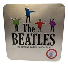 The Beatles Box Set Tin With 4 Vinyl Record Coasters Fab Four Gift NEW