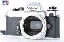 US Duty Free [EXC+5] Nikon FE 35mm SLR Film Camera Silver Body From JAPAN #274