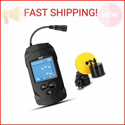 LUCKY Portable Fish Finders Wired Transducer Kayak Fish Finder Kit Portable Dept
