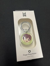 iFace Tiny Tan Finger Ring Holder Outer Circle Boy Green Background Premium
