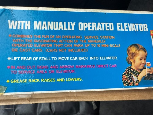 Vtg 1960s Sears 6 Floor Parking Garage / Shell Gas Station Cars Not Included - Imagen 5 de 20