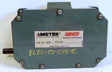 AMETEK 2006404L10A Rotary Limit Switch in NEMA 4 Enclosure