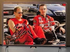 VRHTF NHRA VTG "SIGNED BY BRANDON BERNSTEIN BUDWEISER DRAGSTER" 4" x 6" PHOTO