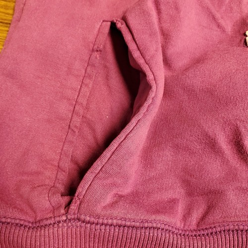 Vtg. Victoria's Secret LIVE FOR PINK Crewneck Sweatshirt Medium Dog Purple M - Picture 5 of 11