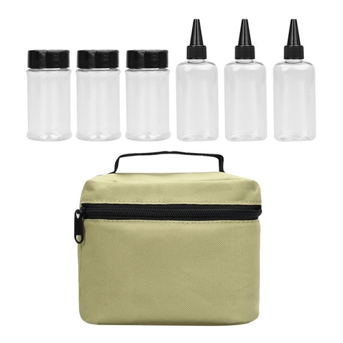Seasoning Bottle Storage Bag Travel Spicedispenser Camping Portable Jar
