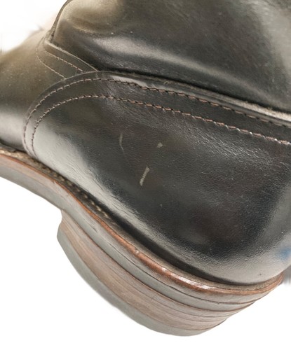Wesco Men's Engineer Boots Leather Black No Box size US9.5 UK9 JP27.5cm width D - Picture 7 of 9
