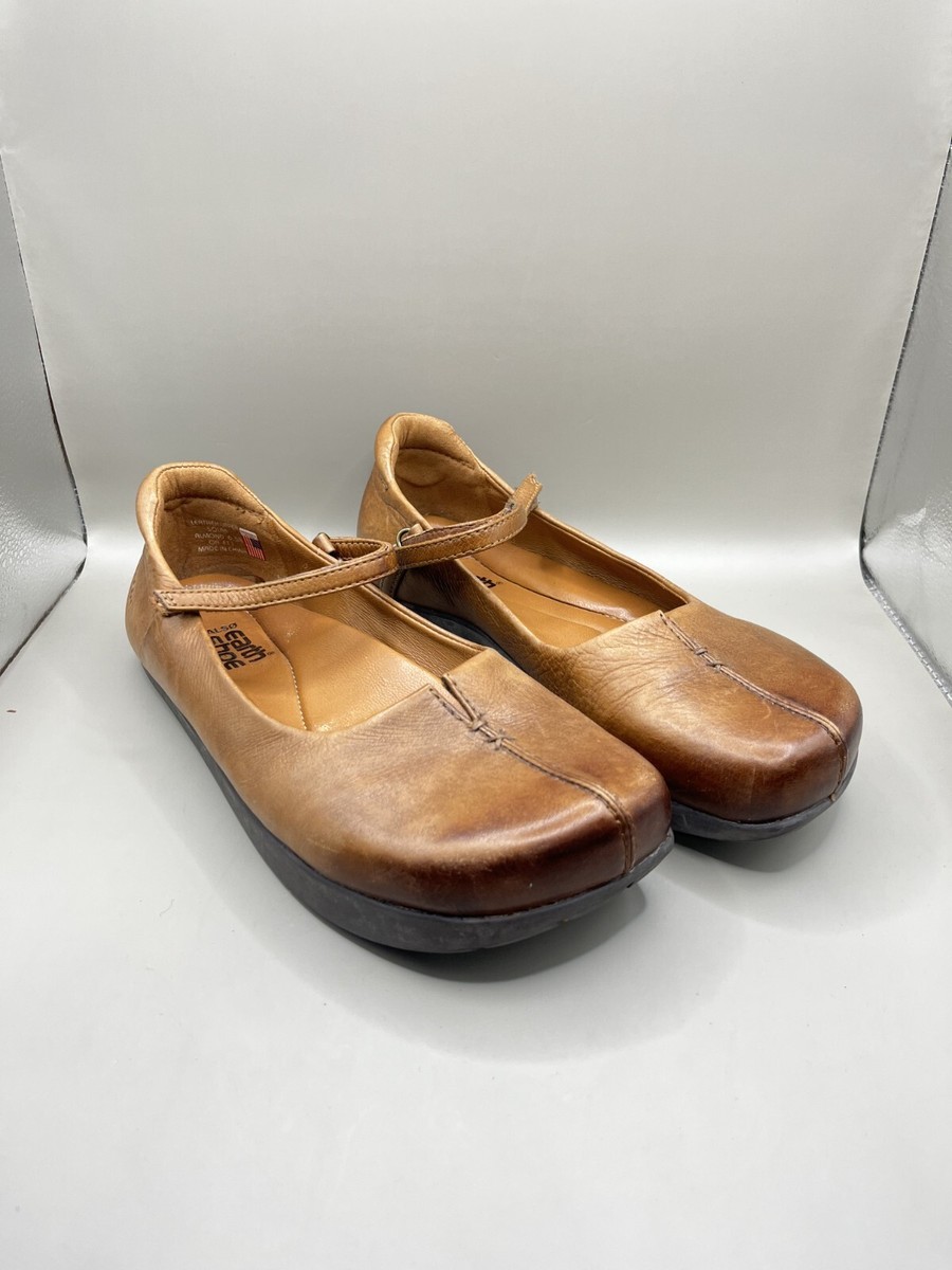 KALSO Earth Shoe Women Size 6.5B Solar Almond Leather Negative