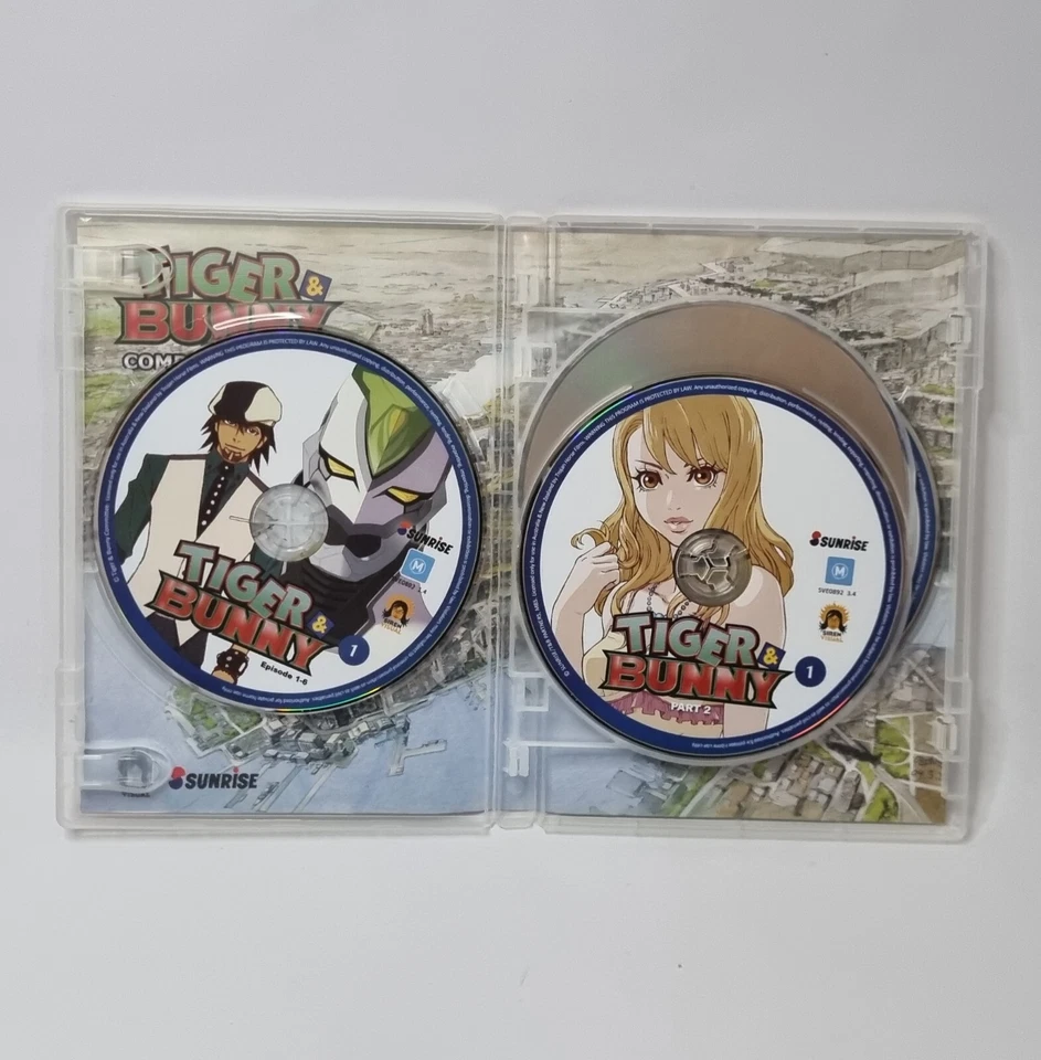 Tiger and Bunny Complete Series - DVD | Region 4 | Ep 1-25 -  ANIME - image 2 of 4