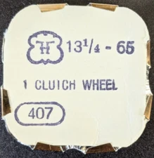 NOS FHF 13-1/4 Cal. 65 Clutch Wheel Part # 407 31.121
