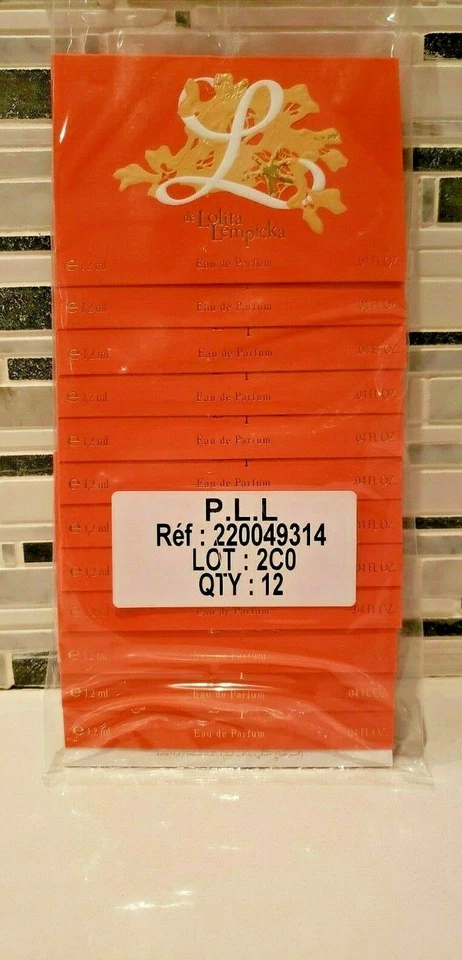 L de LOLITA LEMPICKA EDP Cardado Muestra Spray .04 OZ - LOTE DE 12 * RARO * Foto 2 de 4